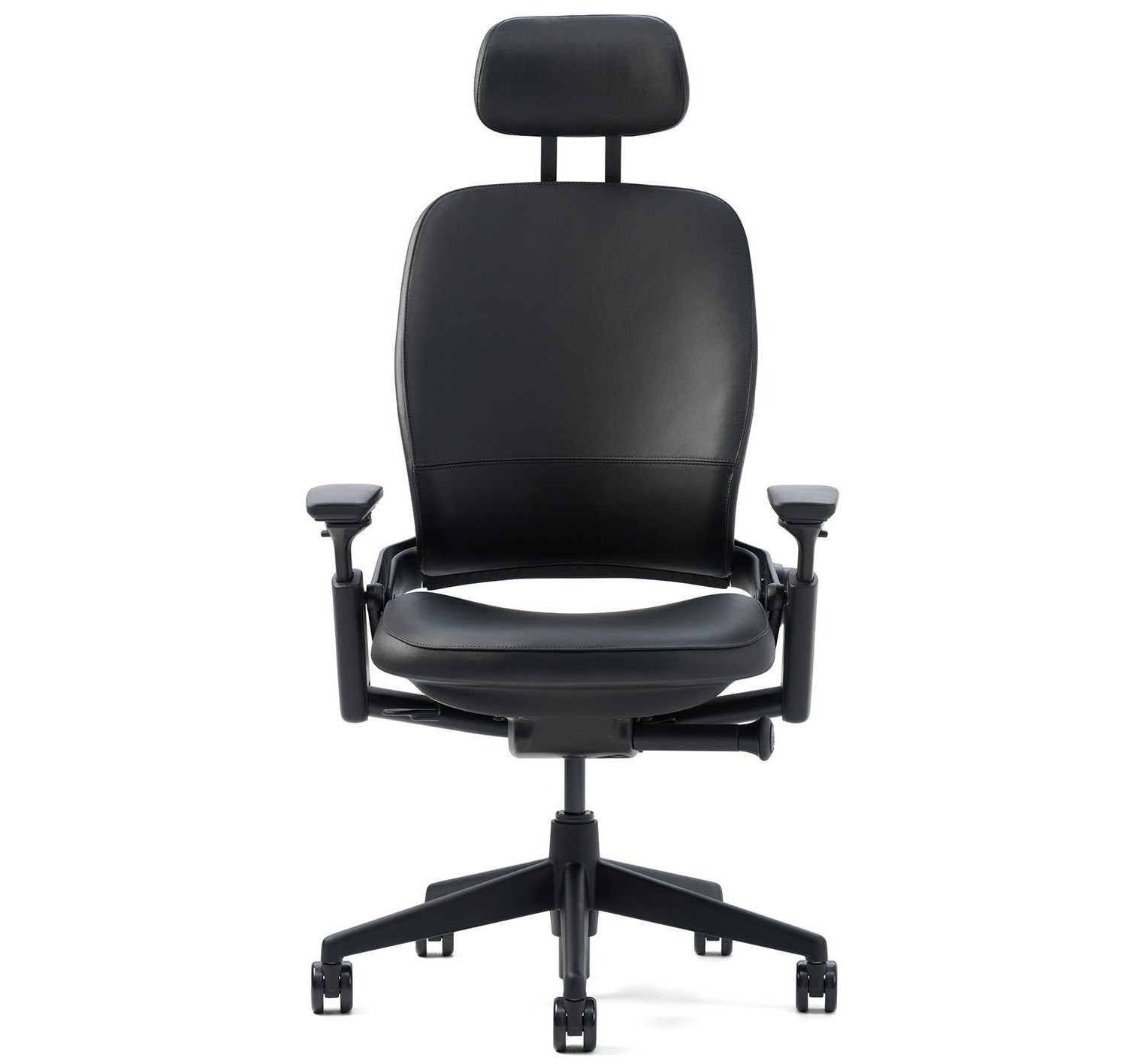 Steelcase Leap Desk Chair With Headrest In Buzz2 